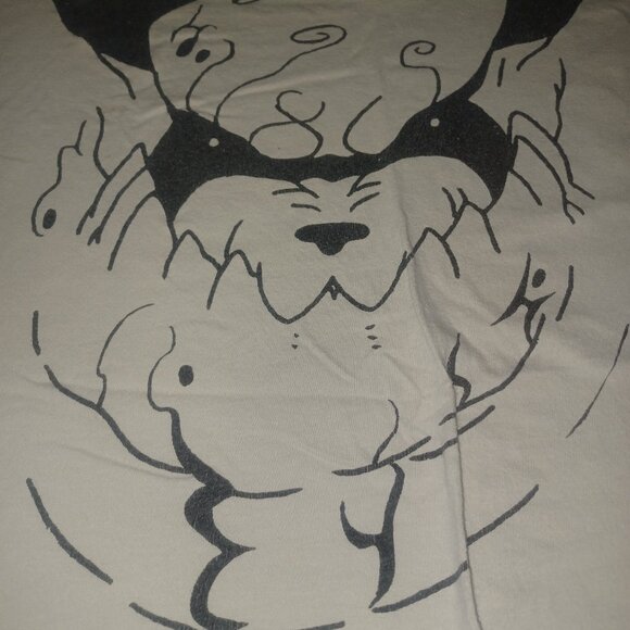 Naruto Shippuden 2002 Men's Graphic Tee 2X Tan & Black - Picture 2 of 4